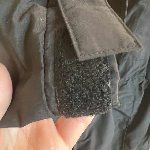 Eddie Bauer coat, women's size XS, black drawstring waist. - Picture 3 of 10